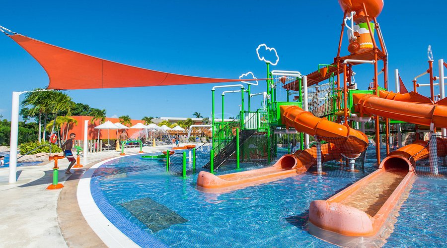 Nickelodeon Hotels & Resorts Punta Cana with Aqua Nick water park, character experiences, and SpongeBob-themed suites for families.
